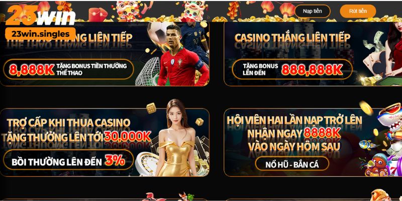 Lý do nên chọn trải nghiệm tại 23Win