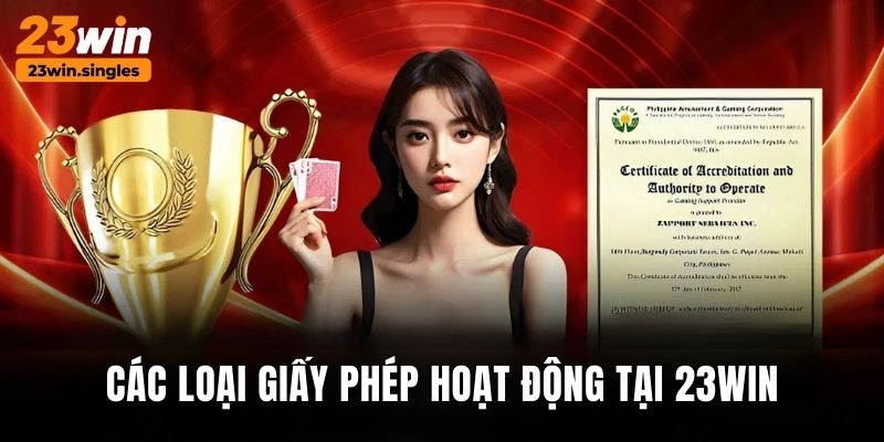 Khám phá các loại giấy phép kinh doanh uy tín tại 23WIN